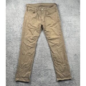 Levi Strauss 559 Relaxed Fit Tan Mens Jeans W34 L34 Cotton Blend